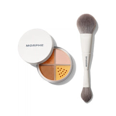 Bake & Set Loose Powder Quad & Brush Duo